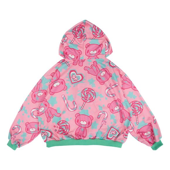 ACDC RAG - Gloomy Bear x Sophie Powers Cake Oversized Zip Up Hoodie - Picture 2 of 8